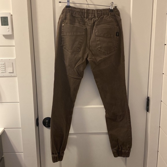 Mens brown jogger pant - brown- Medium (30) - Picture 5 of 6